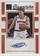 2017-18 Panini Donruss Signature Series Mindaugas Kuzminskas #SS-MK Auto 0v1