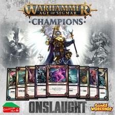 Warhammer Age of Sigmar: Champions Wave 2 ONSLAUGHT FOIL Cards CHOOSE SINGLES