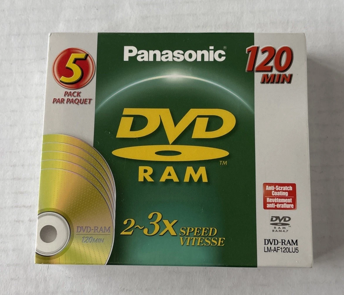 Panasonic DVD-RAM4.7/9.4GB ディスク 5枚 Panasonic DVD RAM products for sale | eBay