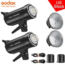 2X GODOX SK300II-V Upgraded Studio Flash Light 300W Studio Photography Lighting