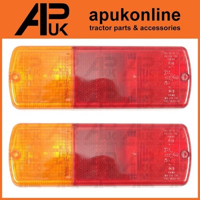 Pair Britax Rear Combination Light Lens RH/LH for Case IH JXU75 JXU85 Tractor