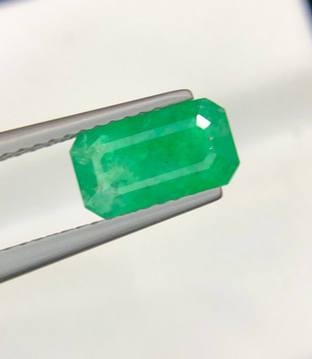 Natural Emerald 1.17ct Minor Oil ICA Certified Emerald Cut Investment Gem