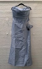 New Alfred Sung Trendy Draped Bodice Bridesmaid Dress Sz 8R