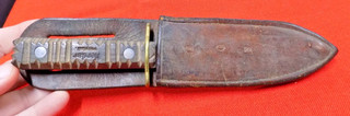 VINTAGE ORIGINAL WWII US ARMY HERDER PHILADELPHIA FIGHTING KNIFE