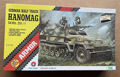 Esci AHM German Half Track Hanomag Sd.Kfz. 251/1 Kit #K554 1/72 New in Box