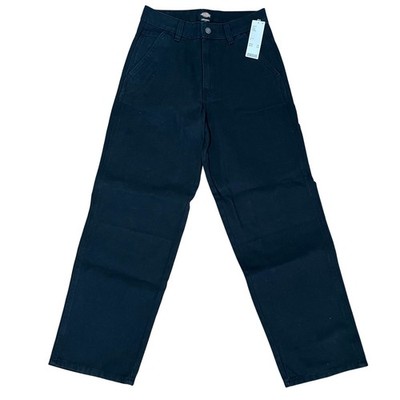 NWT Dickies UO Carpenter Pant 6 Black High Waisted Straight Leg Utility Gorpcore