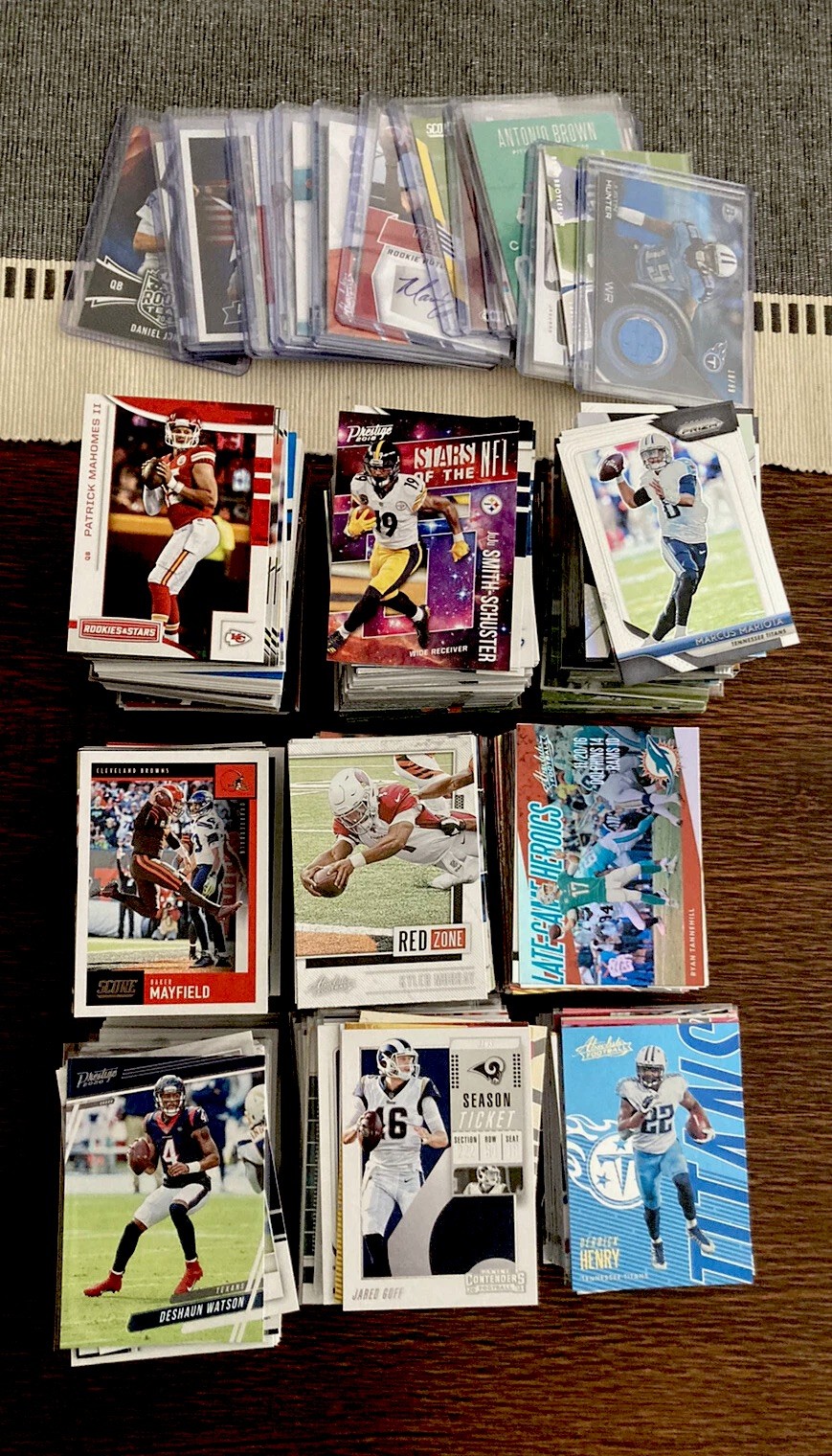 HUGE NFL lot! (~900 Cards) HOF, Stars Parallels Inserts #d Auto, RCs Pic RARE view 2