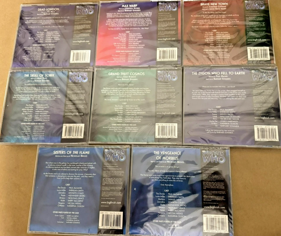 Big Finish Doctor Who - Eighth Doctor Adventures Season 2 - 8 x Audio CDs NEW - image 3 of 4