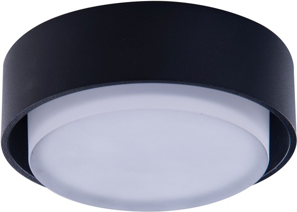 Moderne Schwarze Einbau-Downlights 1X7W/Led, IP44, 3000K - Neu Und Ovp-image