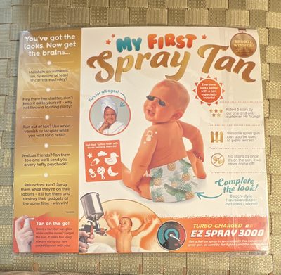 #ad #ad OranguTAN My First Spray Tan Party Gag Prank Item Turbo Charged EZ Spray 3000 $9.99