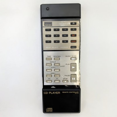 Sansui RS-1010 CD Player Remote Control Original OEM Vintage  Black