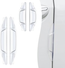 4 PCS Car Door Anti-Collision Strip, Rearview Anti-Impact S Color: transparent