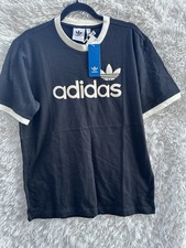 Adidas Black and White Men's Shirt New Size Small