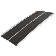 Silver Spring WCMF-6 Aluminum Multi-Fold Wheelchair Ramp - 6' Long