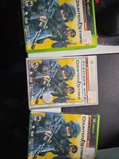 Counter-strike collection. THREE copies. original Xbox,  w/manuals and cases. 