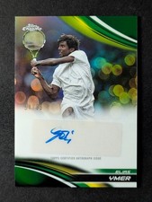 2025-26 Topps Chrome Tennis ELIAS YMER 54/99 Auto Green Refractor #CA-EYR