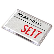 FRIDGE MAGNET - Pelier Street SE17 - UK Postcode