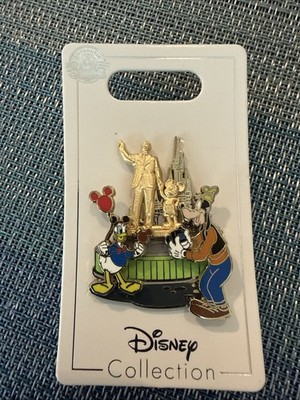 2008 Disney Parks Trading Pin Partners Statue Goofy Donald Duck Castle 3D New