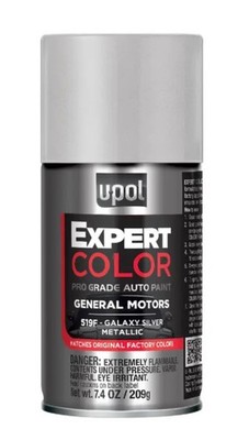 U-POL Expert Spray Paint for GM Galaxy Silver Metalic 519F , upgm400 7.4 Oz