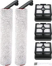 (5 Pieces) Replacement Vacuum Filters Roller Brushes Compatible with Dreame H12 