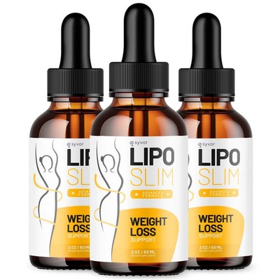 (6 Pack) Lipo Slim Drops Advanced Formula Health & Fitness Formula 90 Servings