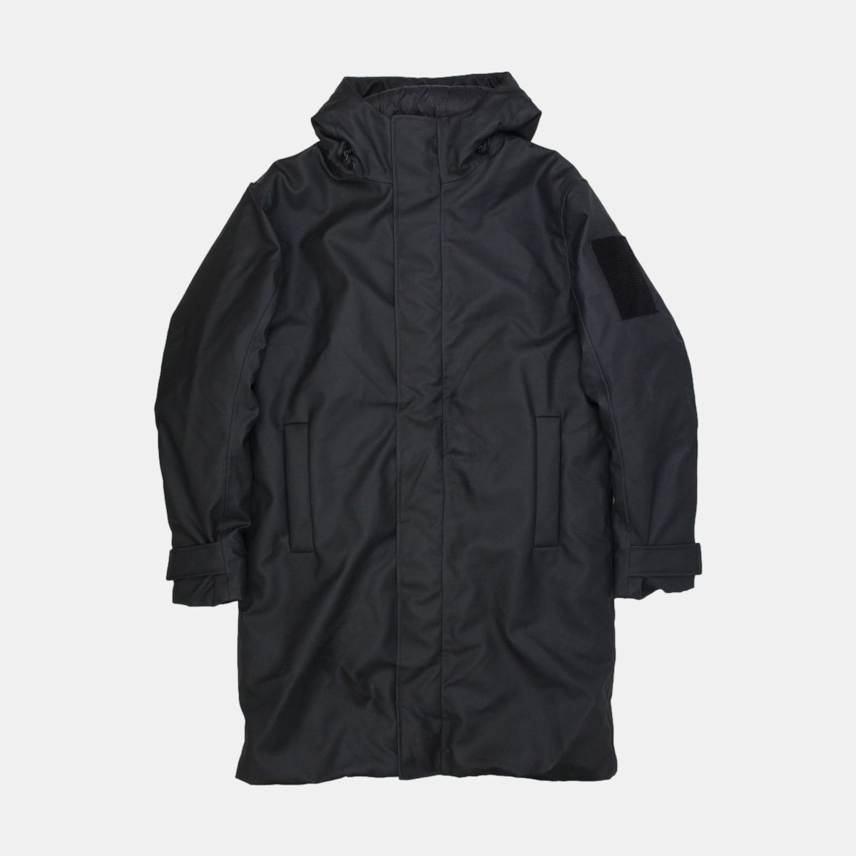 Rains Glacial Parka Mens Size M Black Waterproof Polyester Coat