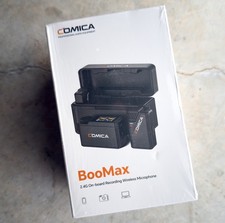 NEW COMICA BooMax Wireless Lavalier Microphone 32-Bit Float Bluetooth Storage