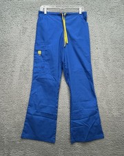 NWT WonderWink Origins Scrub Pants Women s Size Small Blue Modern Fit Style 5016