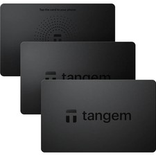 3-pack Tangem Wallet 2.0 Secure Crypto Cold Storage for Bitcoin, Ethereum