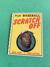 Vintage Baseball Card 1970 Topps Scratch Off Mack Jones. Unscratched 
