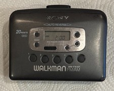 Sony Walkman WM-FX421 FM/AM Radio Cassette Player Auto Reverse needs repair.