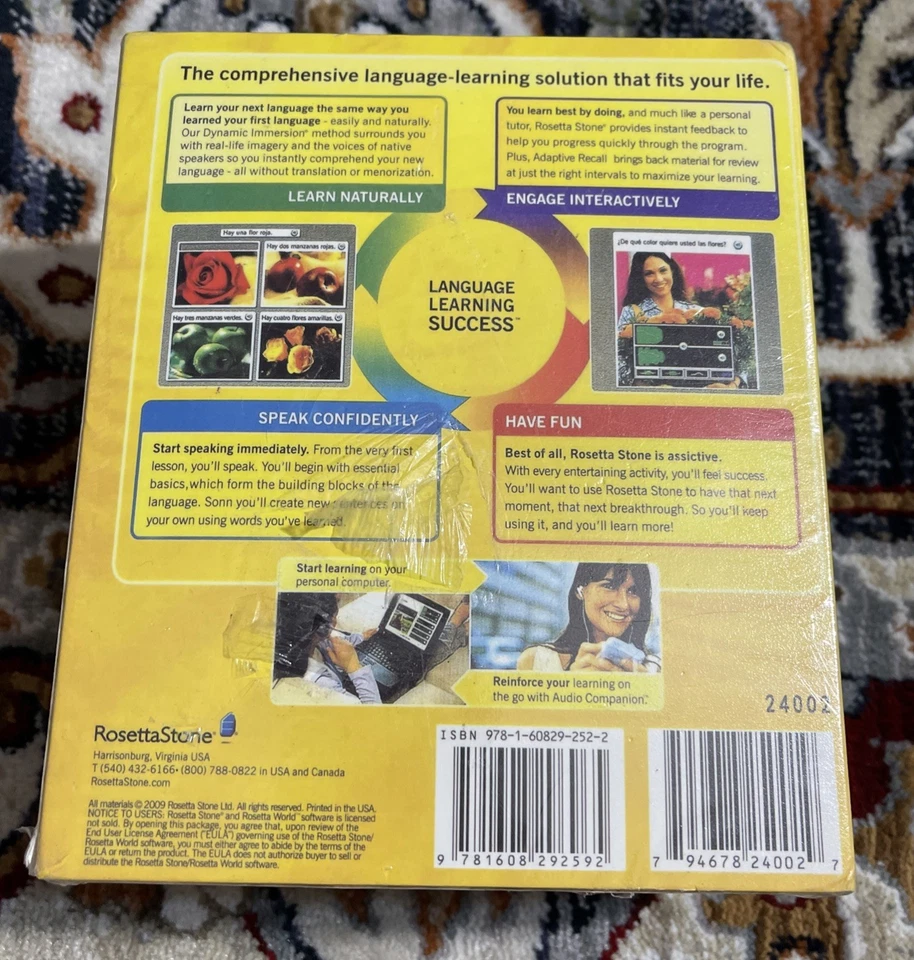 Rosetta Stone Espanol Spanish Latin America Version 3 Level 1, 2, 3, 4, 5 SEALED - Image 4 of 4