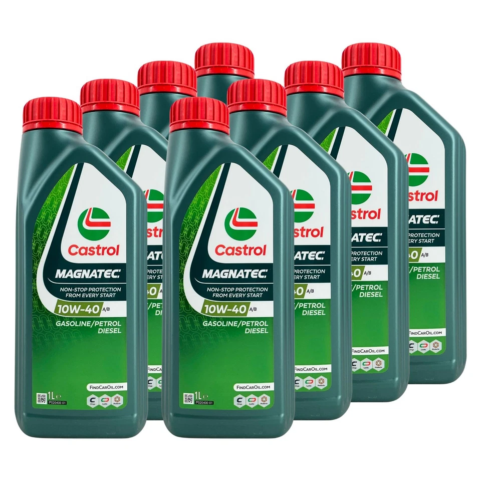8x1 Liter Castrol Magnatec 10W-40 A/B Motoröl VW 501 01 VW 505 00 Renault RN0700 - Bild 1 von 1