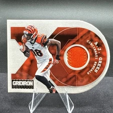 2012 Panini Gridiron - Prime Patch Die cut #27 - A.J. Green /5 (Mem)
