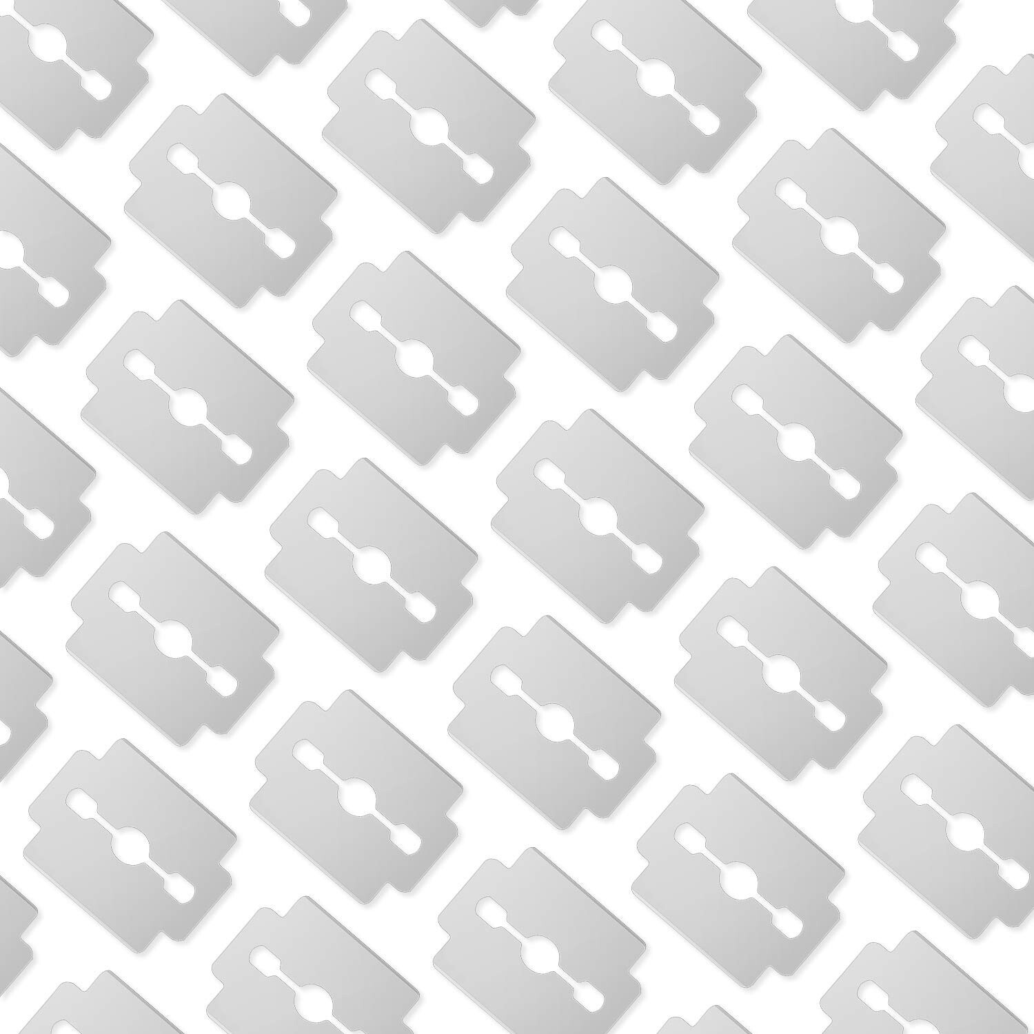 Durable Stainless Steel Callus Shaver Blades - 50 Pieces for Perfect Trimming