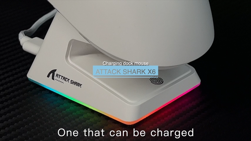 ATTACK SHARK X6 Wireless Gaming Mouse with RGB Charging Base Tri
