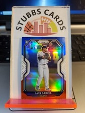2021 Panini Prizm Red White Blue RWB Luis Garcia Rookie Houston Astros #90