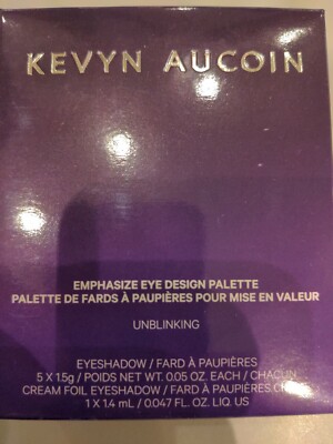 Kevyn Aucoin Emphasize Eye Design unblinkende Lidschattenpalette UVP 37 £ Neu in OVP 