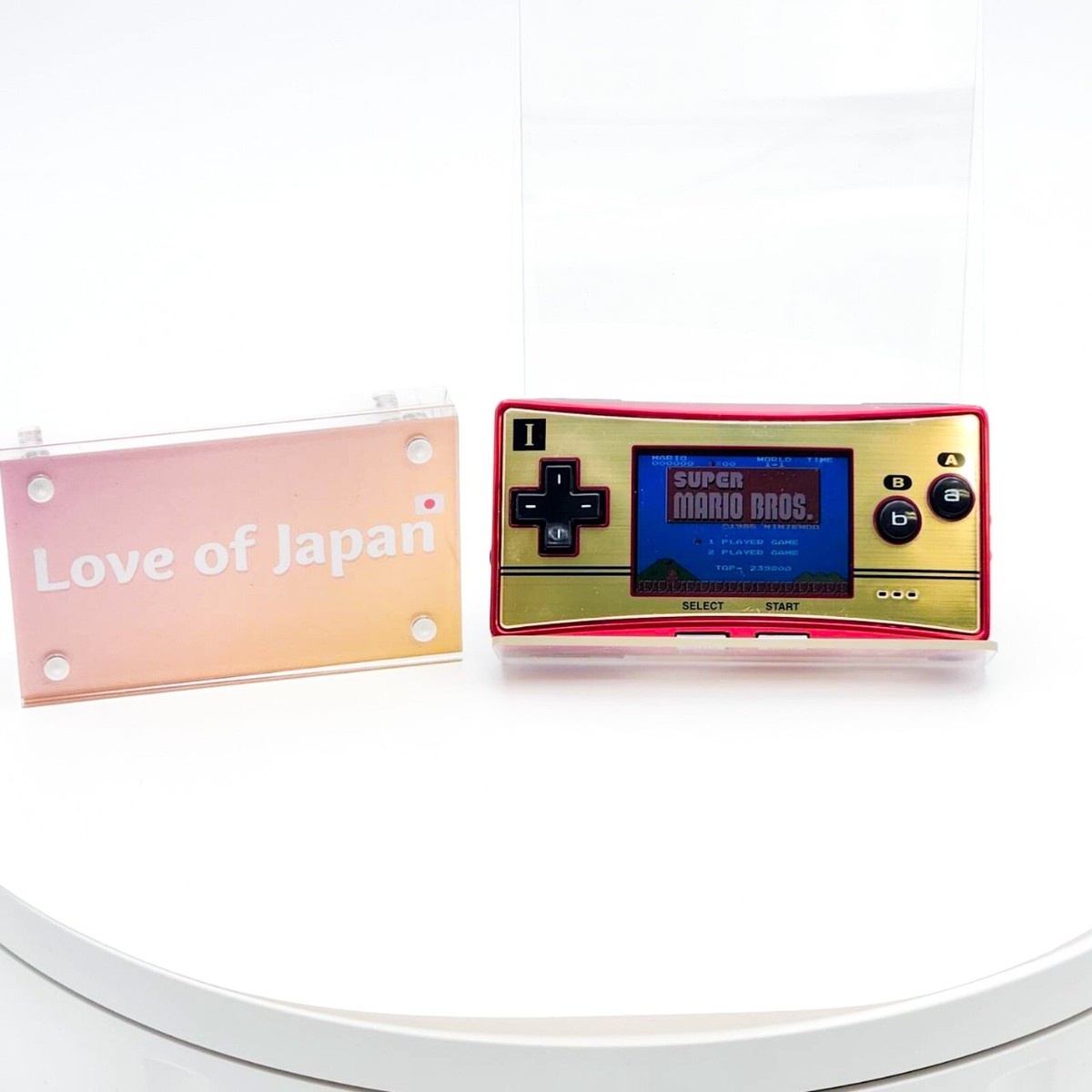 Nintendo Game Boy Micro Famicom Console - Red/Gold for sale