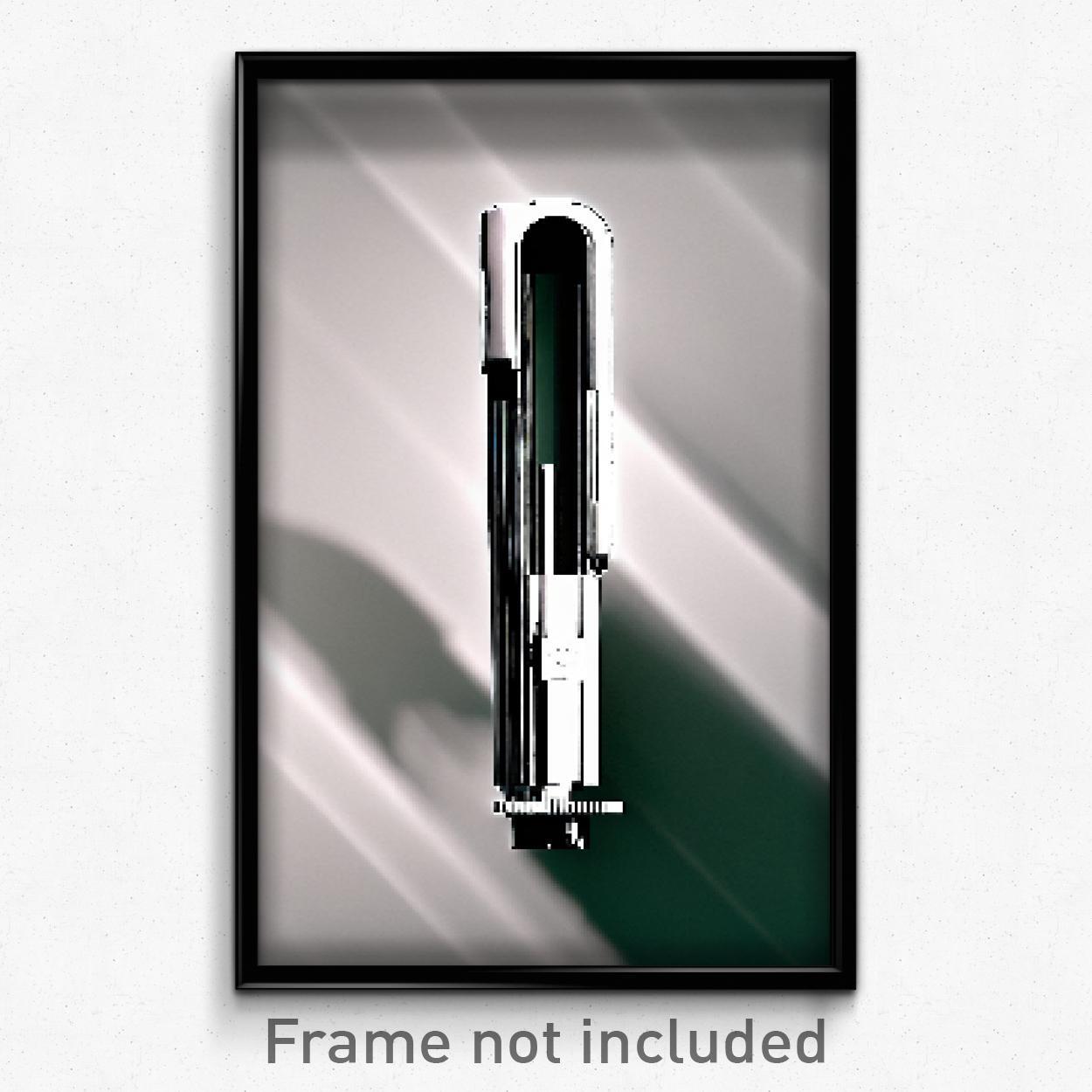 8-Bit Pixel Art Hibernaculum Psychedelic Video Game Poster