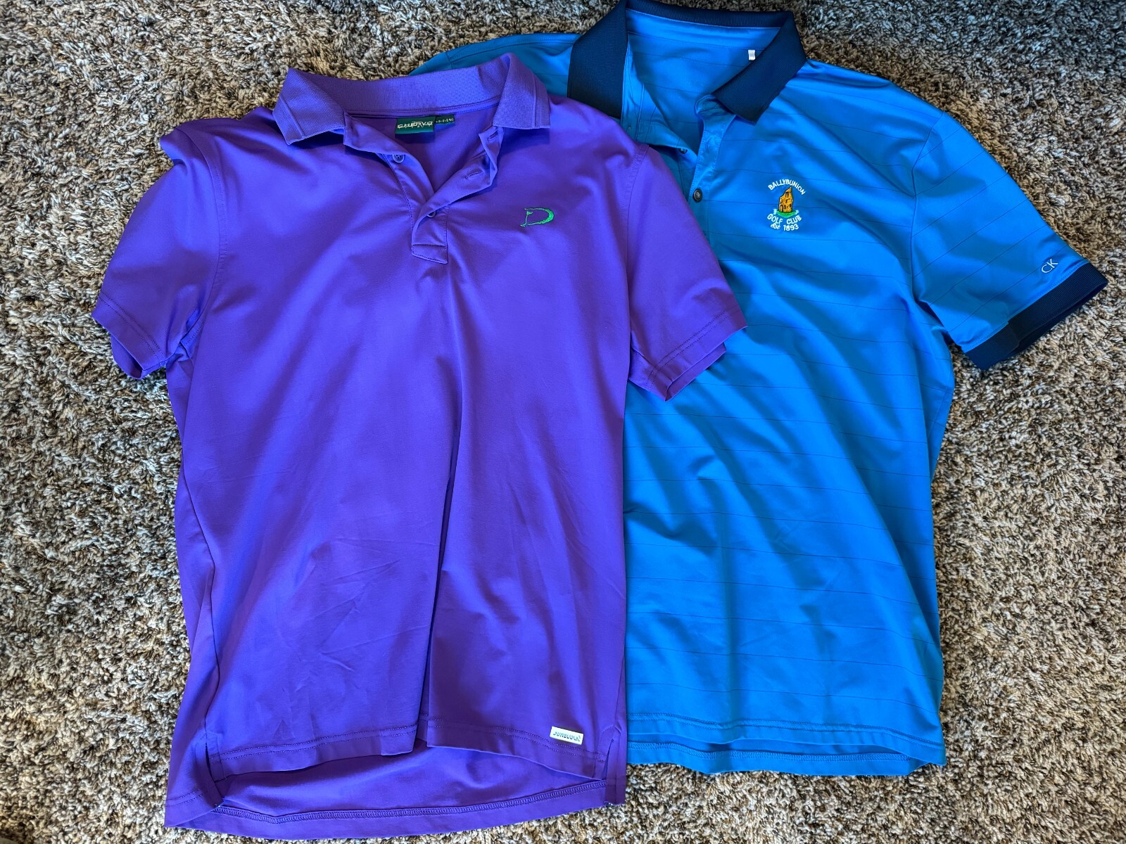 Lot of 2 Ballybunion (Sz. L) & Trump Doonbeg (Sz. M) Ireland Golf