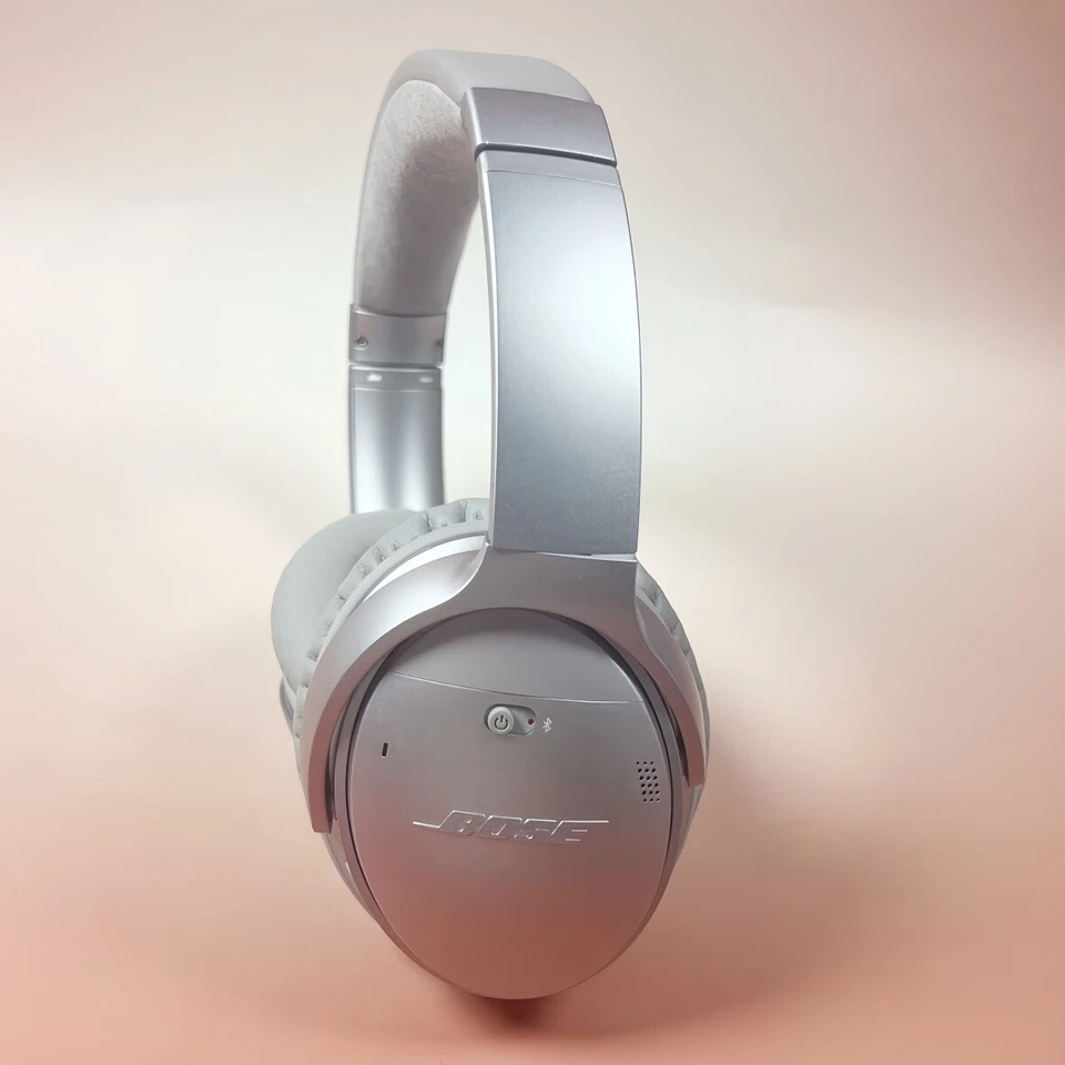 Bose QuietComfort 35 I Noise Cancelling headband Wireless Silver Headphones QC35 - Image 3 of 4