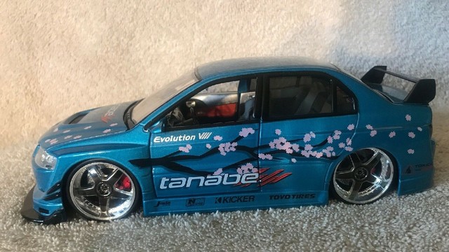 jada toys mitsubishi lancer evolution viii