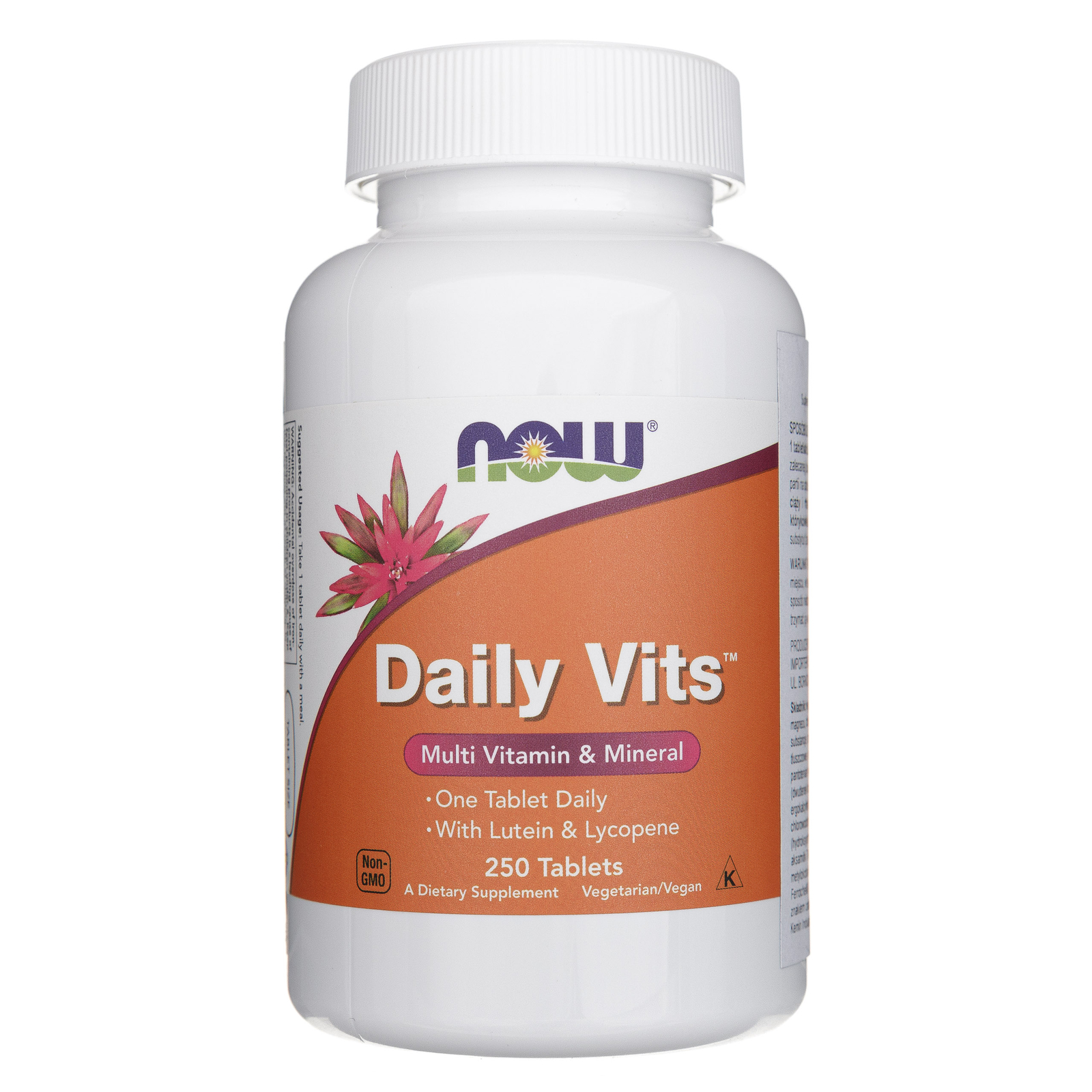 Now Foods Daily Vits (multivitamínico) 250 comprimidos
