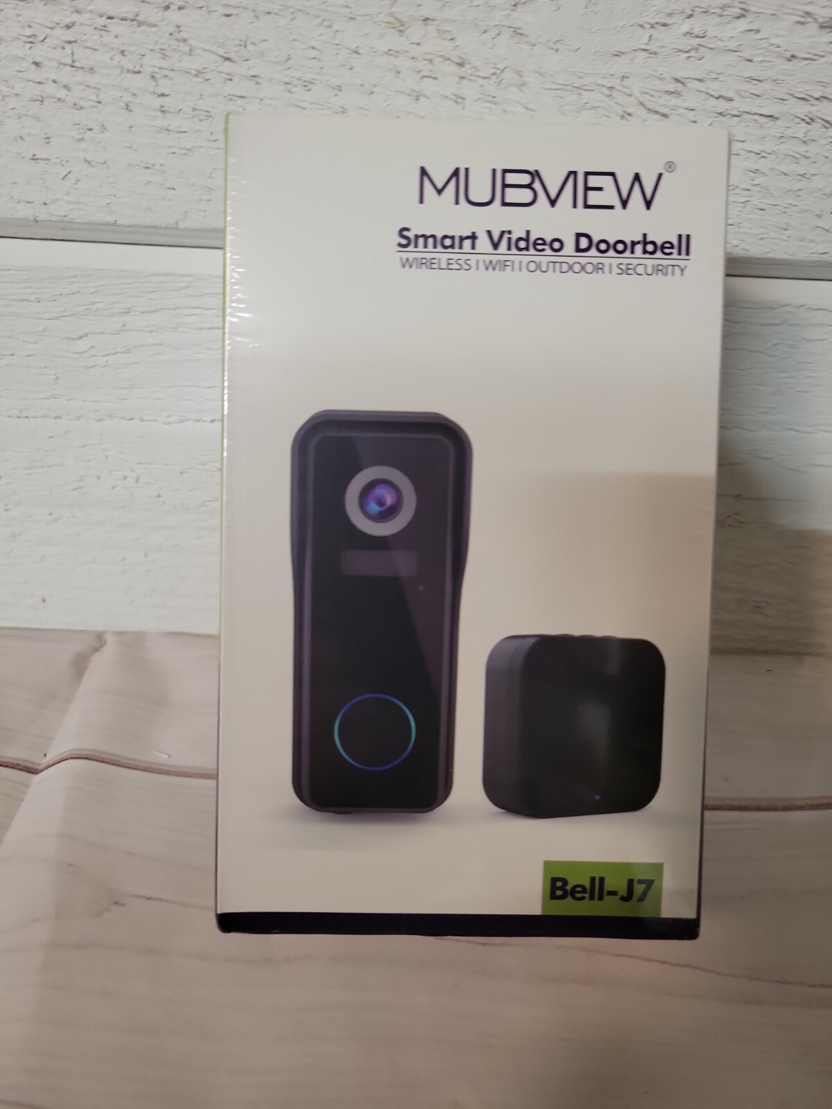 Wireless Doorbell Camera with Chime MUBVIEW WiFi Video Doorbell Camera with M...-image