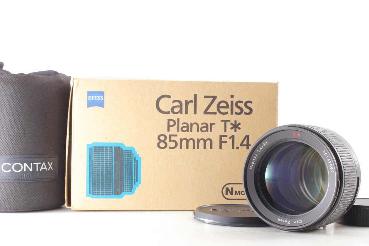 Unused in Box] CONTAX Carl Zeiss N Planar 85mm F1.4 AF Lens