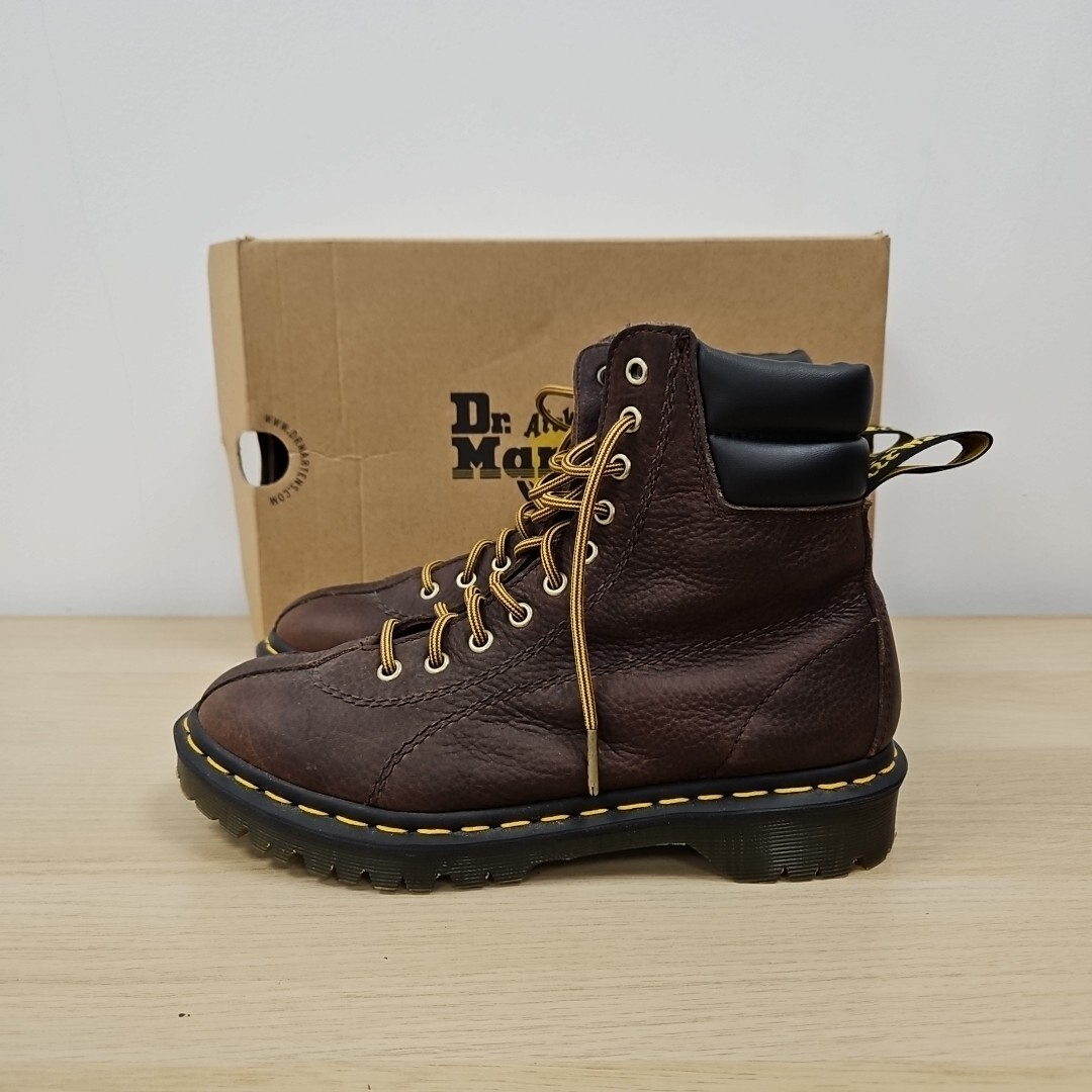 Dr Martens Santo 939 Ben Brown Leather Hiker 10 Eye Ankle Chunky Boots Size  Uk
