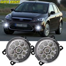 For 2008-2014 Ford Focus Pair Factory Driving Lamps Fog Lights Clear Lens Pair For 2008-2014 Ford Focus Pair Factory Driving Lamps Fog Lights Clear Lens Pair