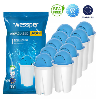 1-20x Sport Filterkartuschen, komp mit Brita Classic Wasserfilter Kartuschen