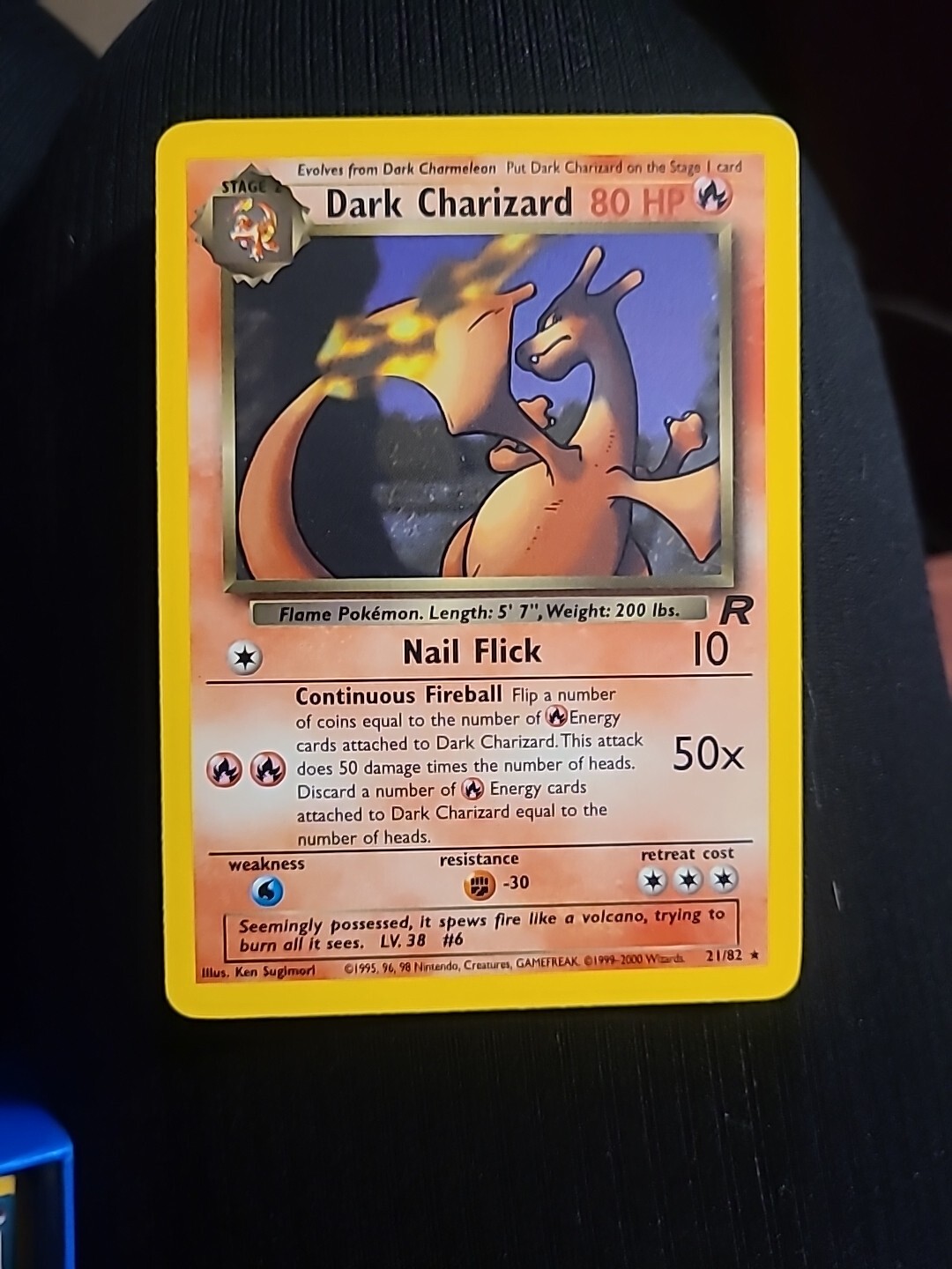 Pokemon Card - Dark Charizard Team Rocket 21/82 Rare
